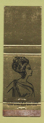 Matchbook Cover - Miramar Hotel Beauty Shop girlie WEAR