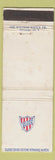 Matchbook Cover - Inland Boxes Macon GA Detroit MI Canton Dayton OH WEAR
