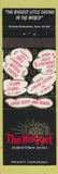 Matchbook Cover - Nugget Casino Reno NV