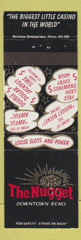 Matchbook Cover - Nugget Casino Reno NV