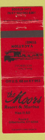 Matchbook Cover - Moors Resort Marina Gilbertsville KY WEAR