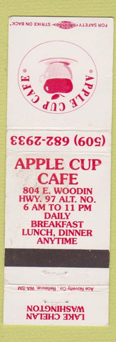 Matchbook Cover - Apple Cup Cafe Lake Chelan WA WEAR
