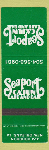 Matchbook Cover - Seaport Cajun Cafe New Orleans LA
