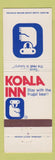 Matchbook Cover - Koala Inn Bangor ME Boston MA Hartford Windsor Locks CT