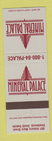 Matchbook Cover - Mineral Palace Deadwood SD