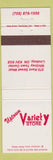 Matchbook Cover - Uptown Variety Store Lindsay ON