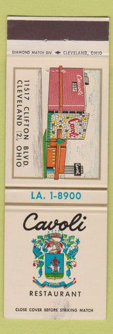 Matchbook Cover - Cavoli Restaurant Cleveland OH WEAR