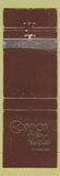 Matchbook Cover - Common Plea Restaurant Pittsburgh PA WORN