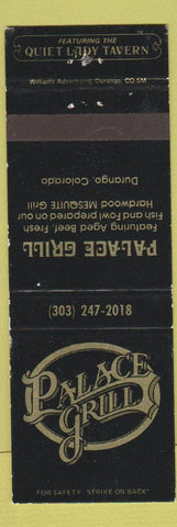Matchbook Cover - Palace Grill Durango Colorado WEAR