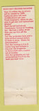 Matchbook Cover - Turckmaster Whittier CA Trucking School