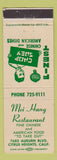Matchbook Cover - Mei Hang Chinese Restaurant Citrus Heights CA