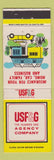 Matchbook Cover - USF&G Insurance  Baltimore MD