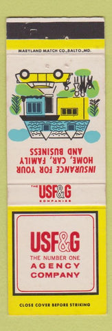 Matchbook Cover - USF&G Insurance  Baltimore MD