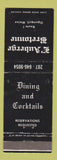 Matchbook Cover - L' Auberge Bretonne Ogunquit ME WEAR