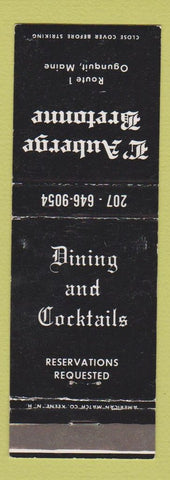 Matchbook Cover - L' Auberge Bretonne Ogunquit ME WEAR