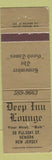 Matchbook Cover - Deep Inn Lounge Newark NJ WEAR