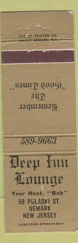 Matchbook Cover - Deep Inn Lounge Newark NJ WEAR