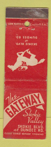 Matchbook Cover - Gateway Skokie Valley Horse Racing Graphic IL WEAR