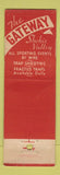 Matchbook Cover - Gateway Skokie Valley Horse Racing Graphic IL WEAR