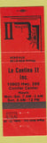 Matchbook Cover - La Cantina II Conifer Center Colorado WEAR