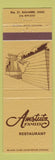 Matchbook Cover - Amstutz Restaurant Navarre OH