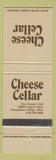 Matchbook Cover - Cheese Cellar Woodmere Village OH