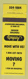 Matchbook Cover - Anshutz Furniture Bedding Wadsworth OH