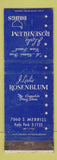 Matchbook Cover - J Leslie Rosenblum Drug Store WEAR