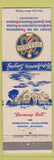 Matchbook Cover - Barber Shop Quartet Society Kenosha WI WEAR