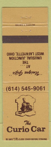Matchbook Cover - Curio Car West Lafayette OH