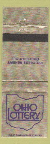 Matchbook Cover - Ohio OH Lottery