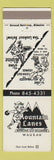 Matchbook Cover - Mountain Lanes Bowling billiards Wausau WI