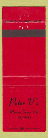 Matchbook Cover - Peter V's  Martins Ferry OH