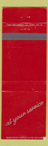 Matchbook Cover - Butler Rural Electric Hamilton OH WEAR red
