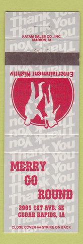 Matchbook Cover - Merry Go Round Cedar Rapids IA
