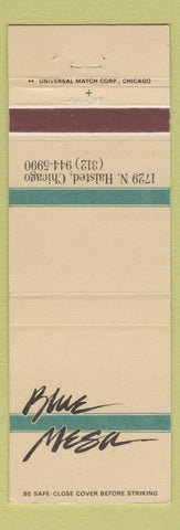 Matchbook Cover - Blue Mesa Chicago IL