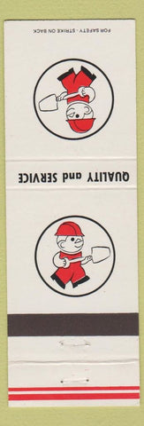Matchbook Cover - Erie Stone Huntington Markle Bluffton Montpelier IN