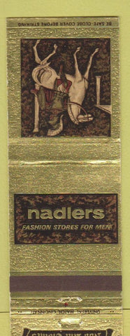 Matchbook Cover - Nadlers Men's Clothes Nob Hill Cincinnati? OH