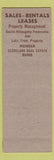 Matchbook Cover - Katherine J Welter Real Estate Euclid OH