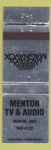 Matchbook Cover - Mentor TV Audio OH Magnavox WEAR