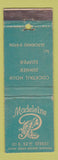 Matchbook Cover - Madeline New York City WEAR