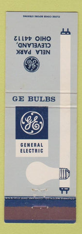Matchbook Cover - General Electric Nela Park Cleveland OH Lightbulb