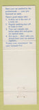 Matchbook Cover - Southeastern Car Wash WEAR