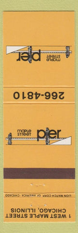 Matchbook Cover - Maple Street Pier Chicago IL