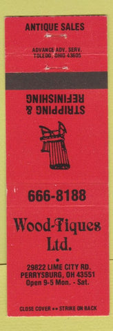 Matchbook Cover - Wood Tiques Perrysburg OH furniture