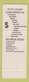 Matchbook Cover - Richard's Metals Cleveland OH scrap metal