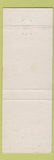 Matchbook Cover - Flynn's Urra Tire WEAR