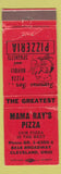 Matchbook Cover - Mama Ray's Pizza Cleveland OH WORN
