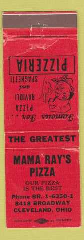 Matchbook Cover - Mama Ray's Pizza Cleveland OH WORN