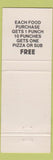 Matchbook Cover - One Stop Auburn New Auburn gas grocery ME